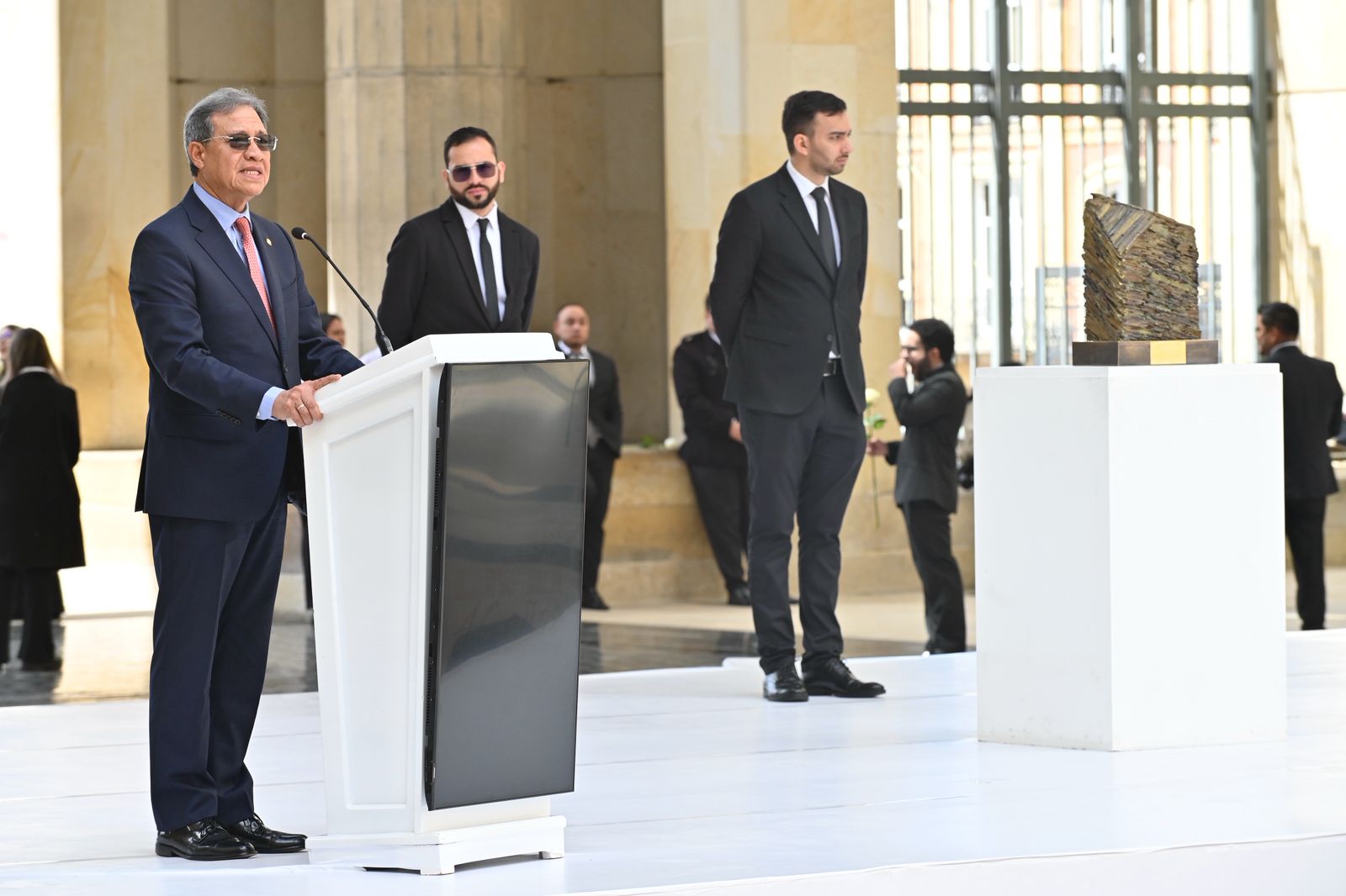 El presidente del Consejo de Estado , Luis Alberto Álvarez Parra.