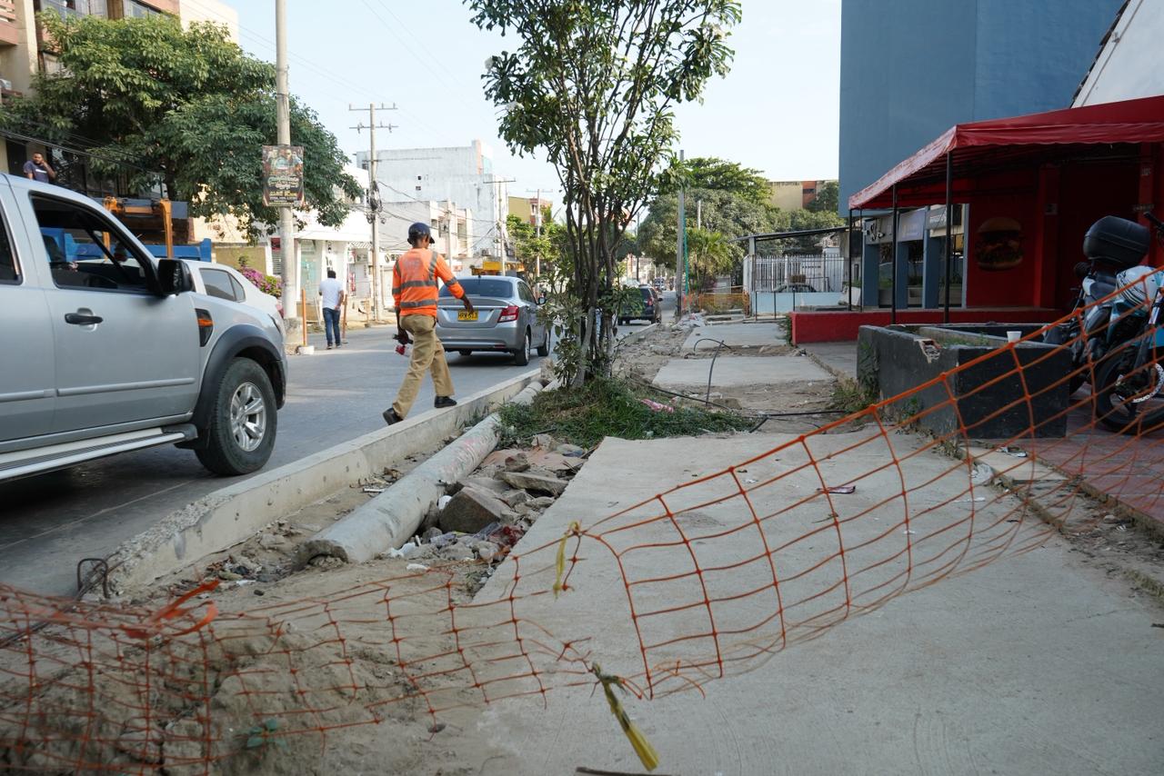 En la 72 con carrera 41 B a la espera de que agilicen las obras