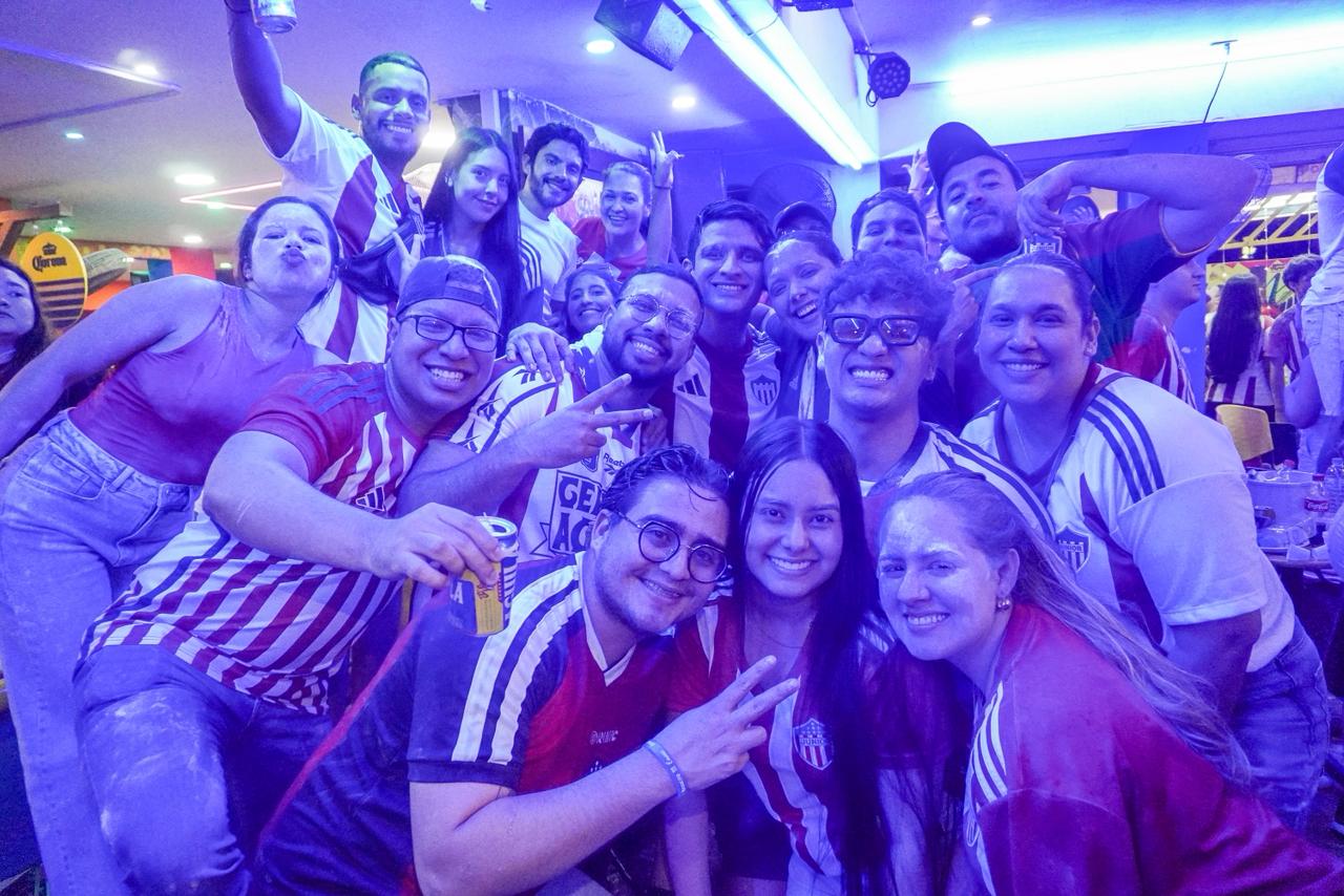 La felicidad de la hinchada de Junior.