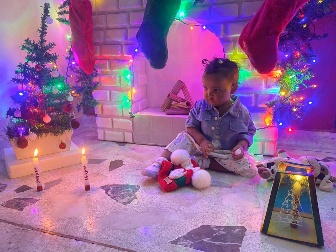 Guadalupe en su primera Noche de Velitas.