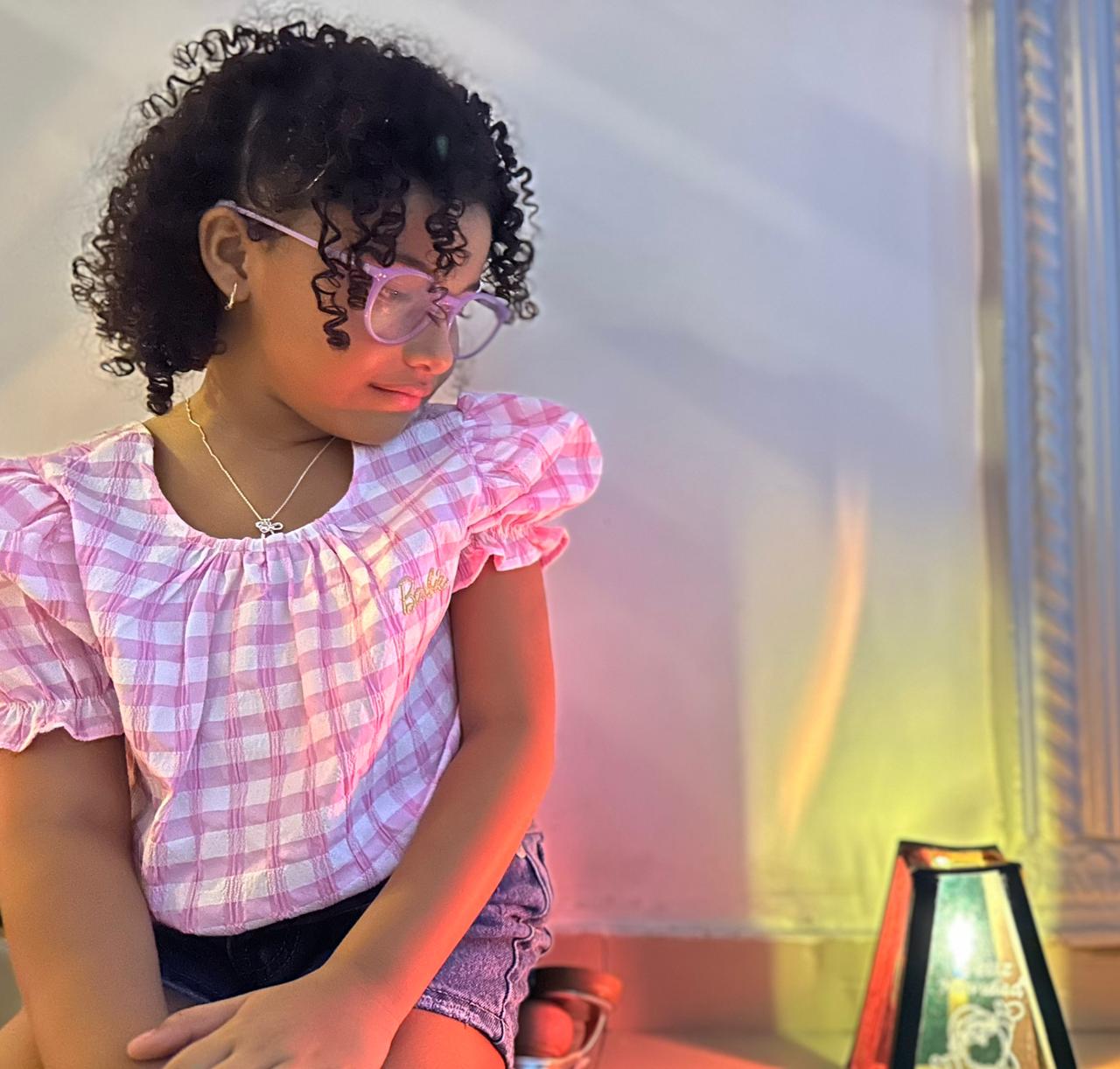 Luciana Tarriba Velásquez en la Noche de Velitas.