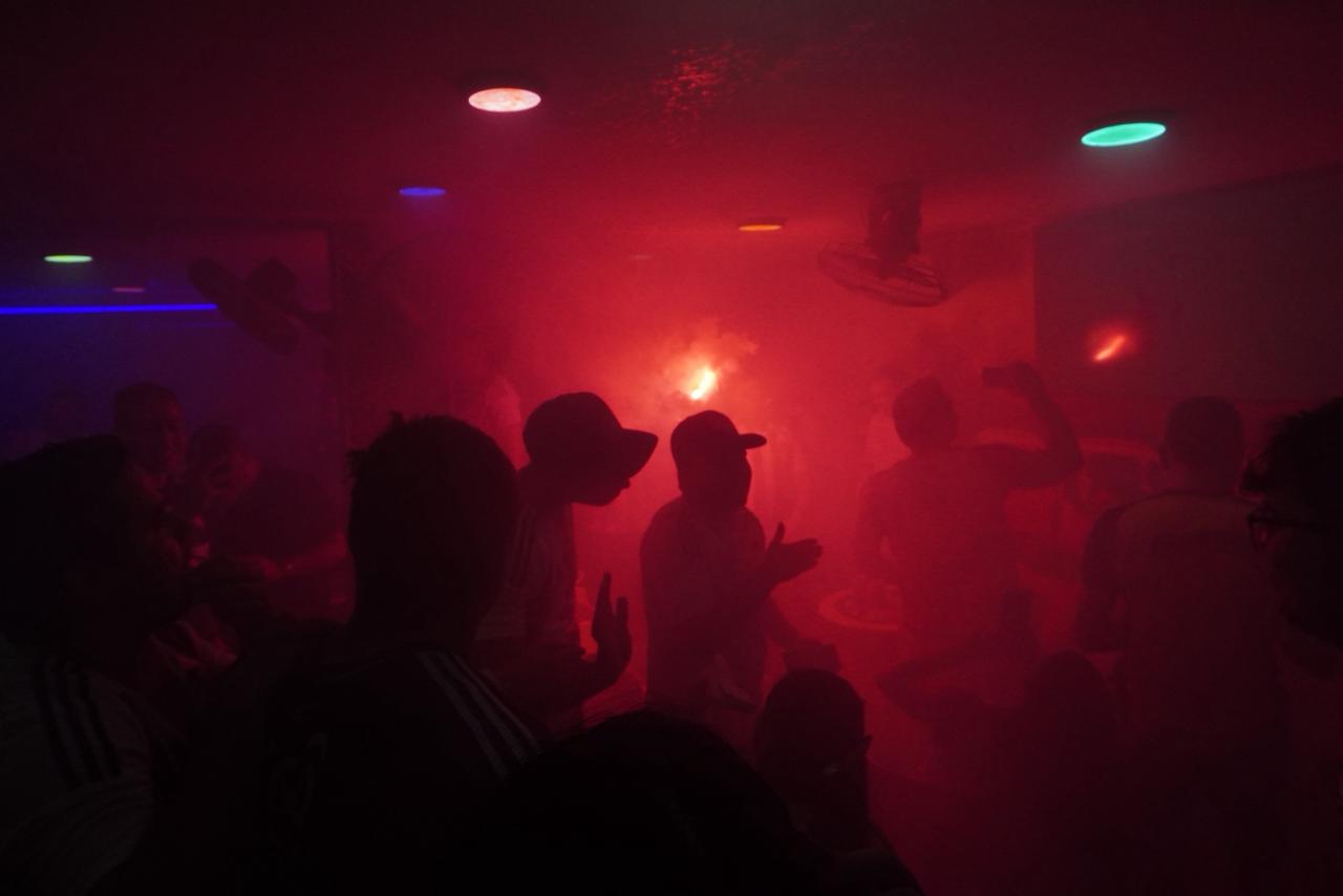 Así se vivió el partido de Junior. 