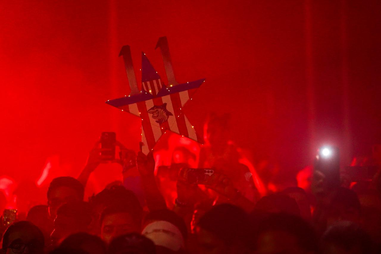 Celebración en la Ventana de Campeones. 