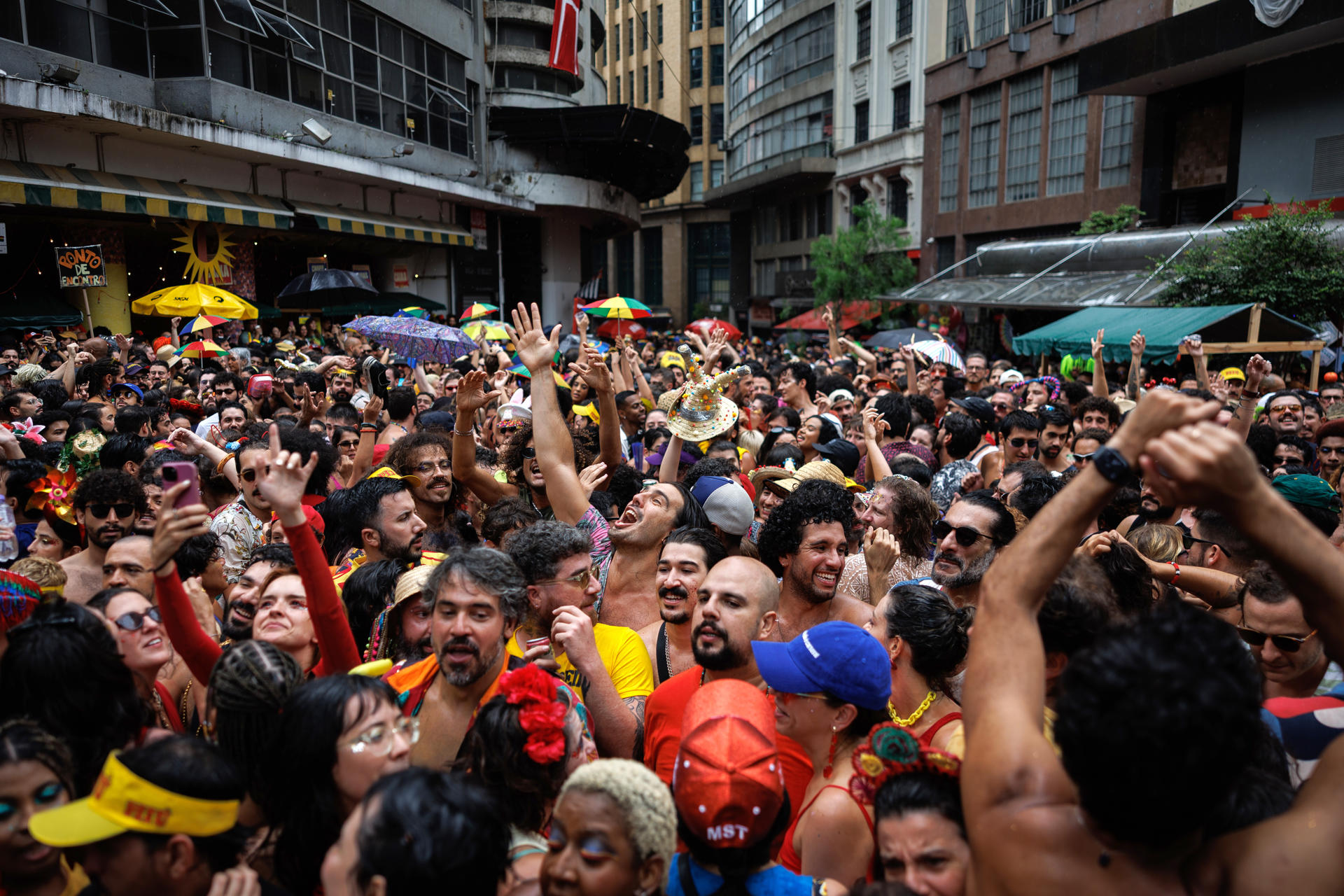 Comparsas en Río de Janeiro el fin de semana anterior. 