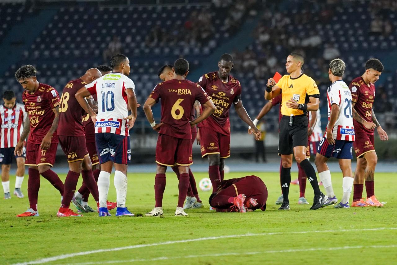 Acción de juego del partido.