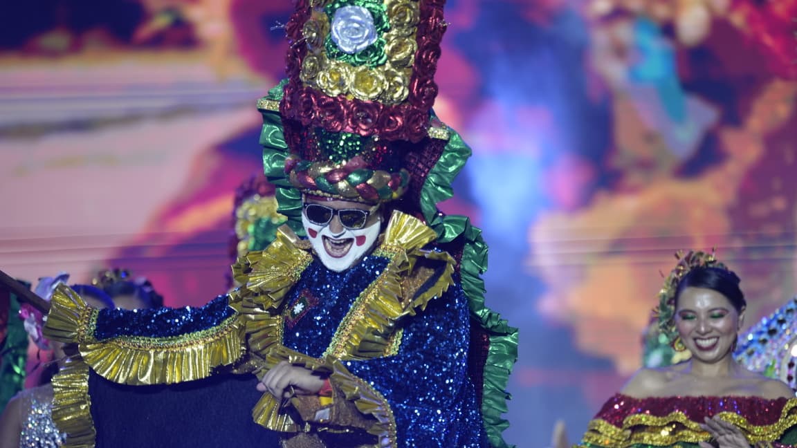 El Rey Momo Adolfo Maury.