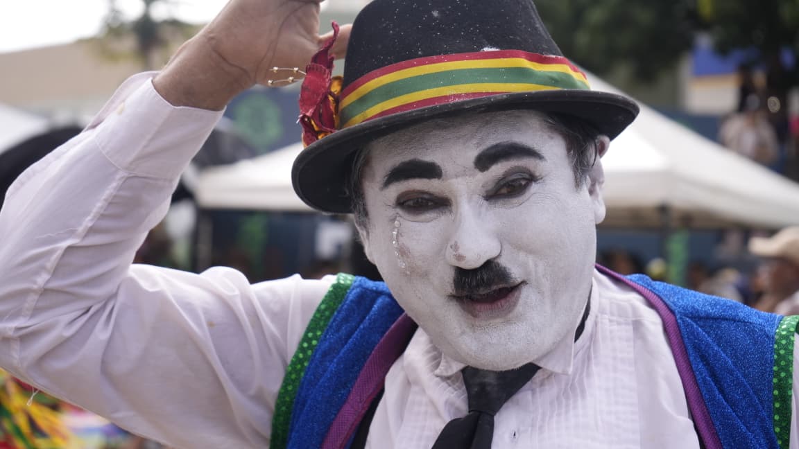 Disfraz de Charles Chaplin. 