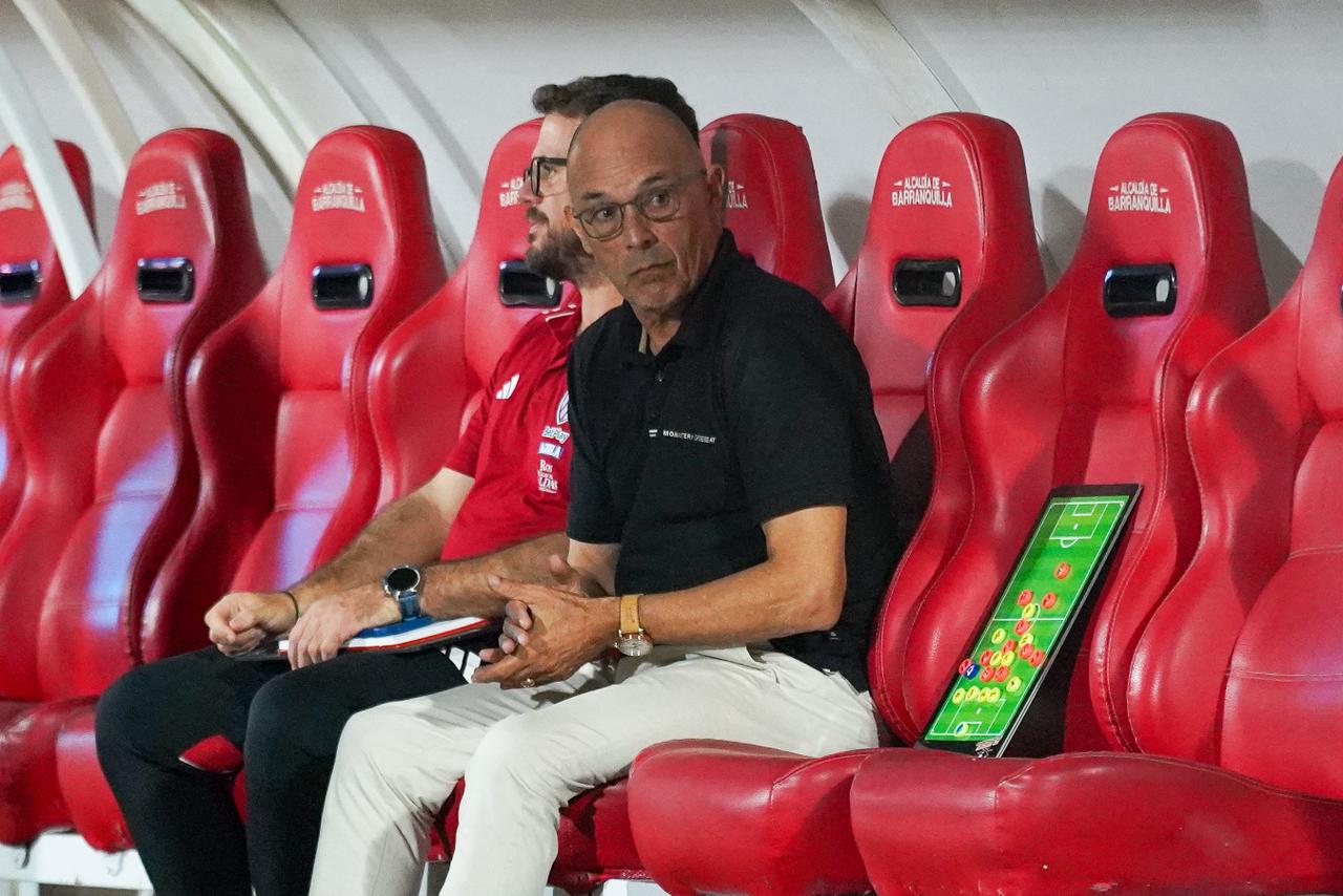 El técnico de Junior, Alfredo Arias.