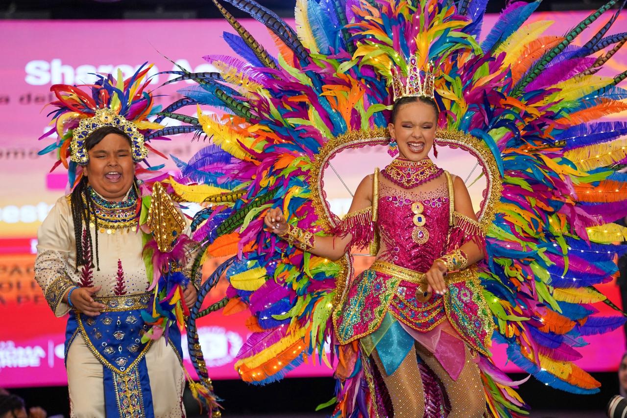 Joshua y Sharon, Reyes Infantiles brillarán en La Guacherna con la pieza ‘Ancestros Caribe’.