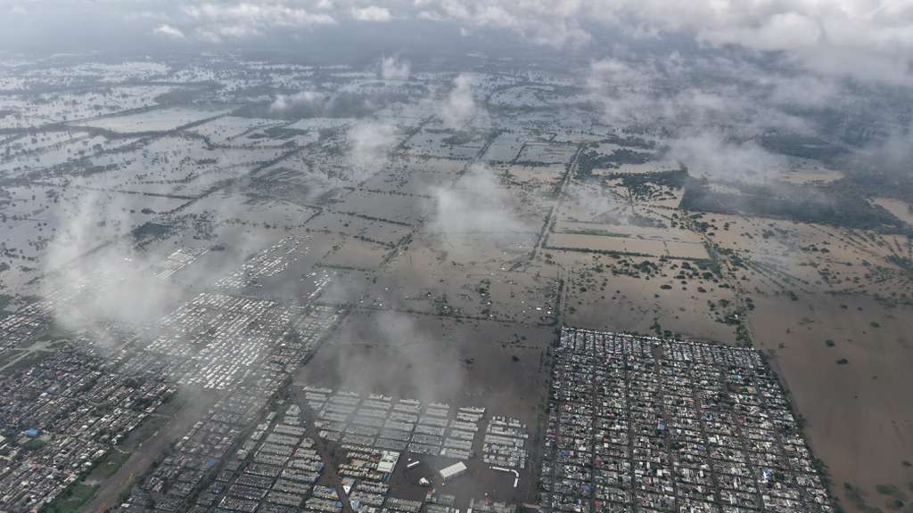 La inundación en el departamento de Córdoba.