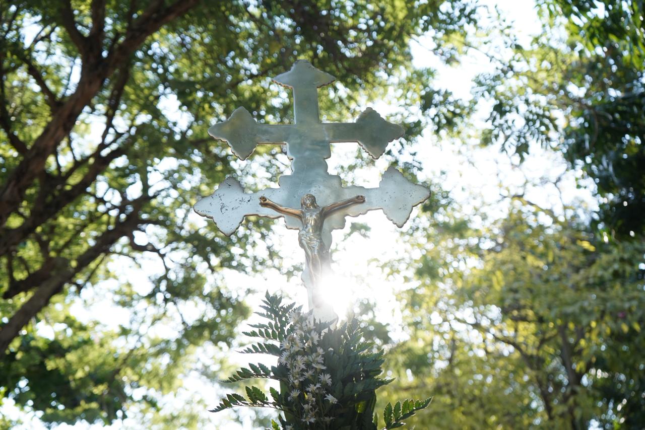 Imagen de Jesús en la cruz del calvario.