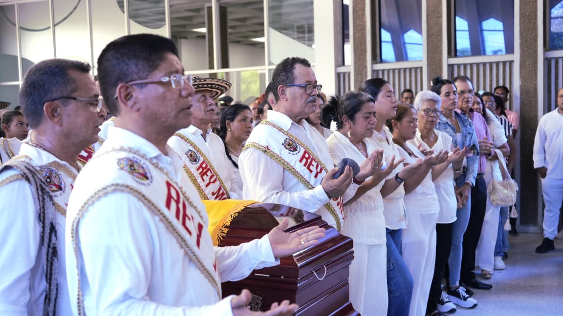 El encuentro estuvo marcado por el silencio y el dolor. 