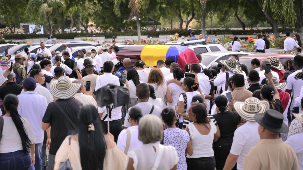 Familiares le dieron el último adiós a Pedro 'Ramayá' Beltrán. 