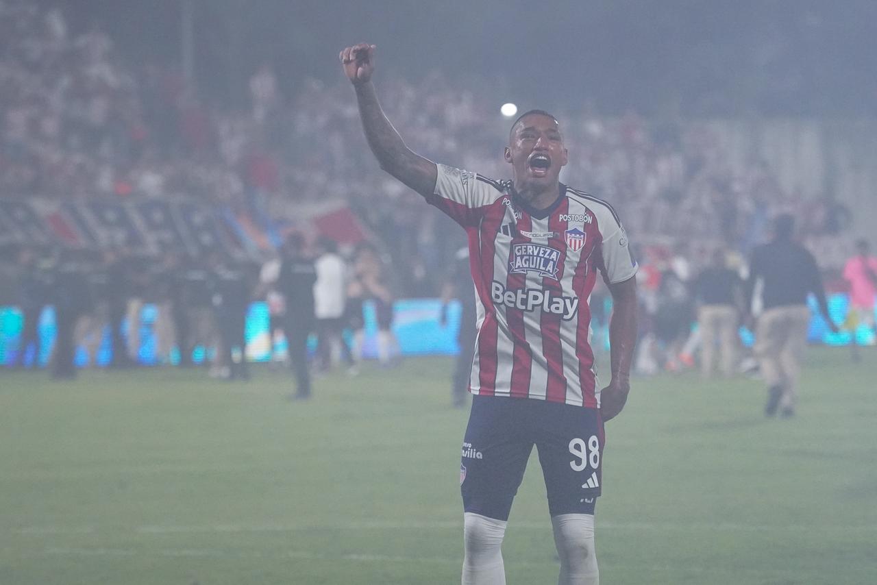 Jermein Peña anotó el segundo penalti para Junior.