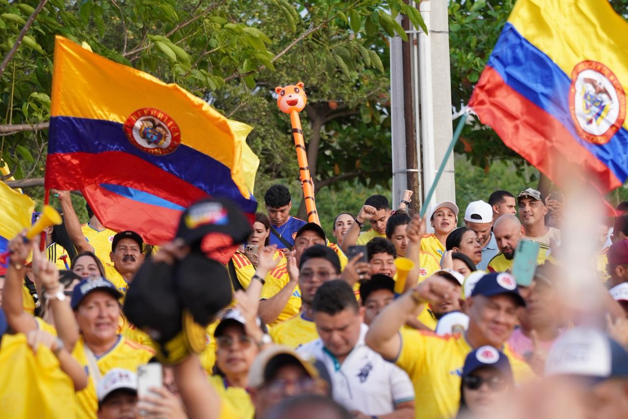 Celebración del triunfo de Abelardo De La Espriella en Barranquilla