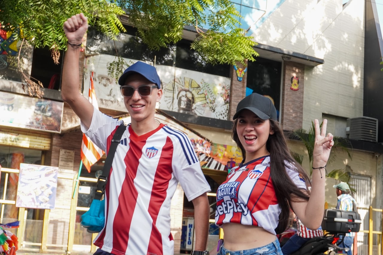 Hinchas de Junior.