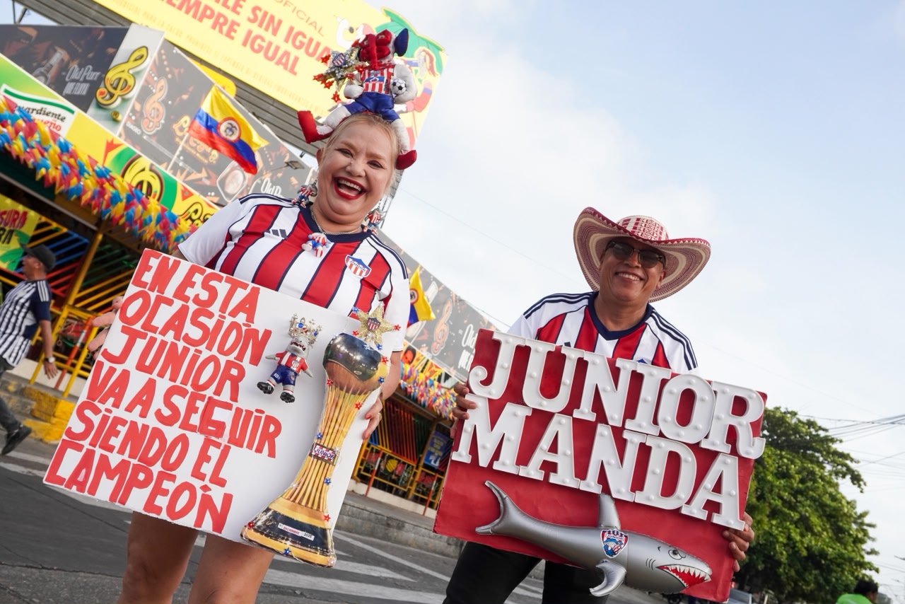 Hinchas de Junior.