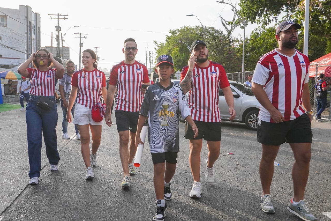 Hinchas de Junior.