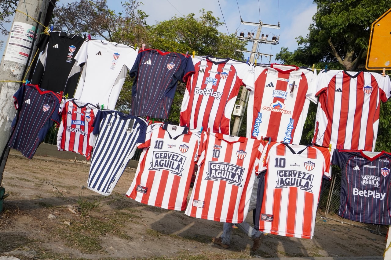 Venta de camisetas. 