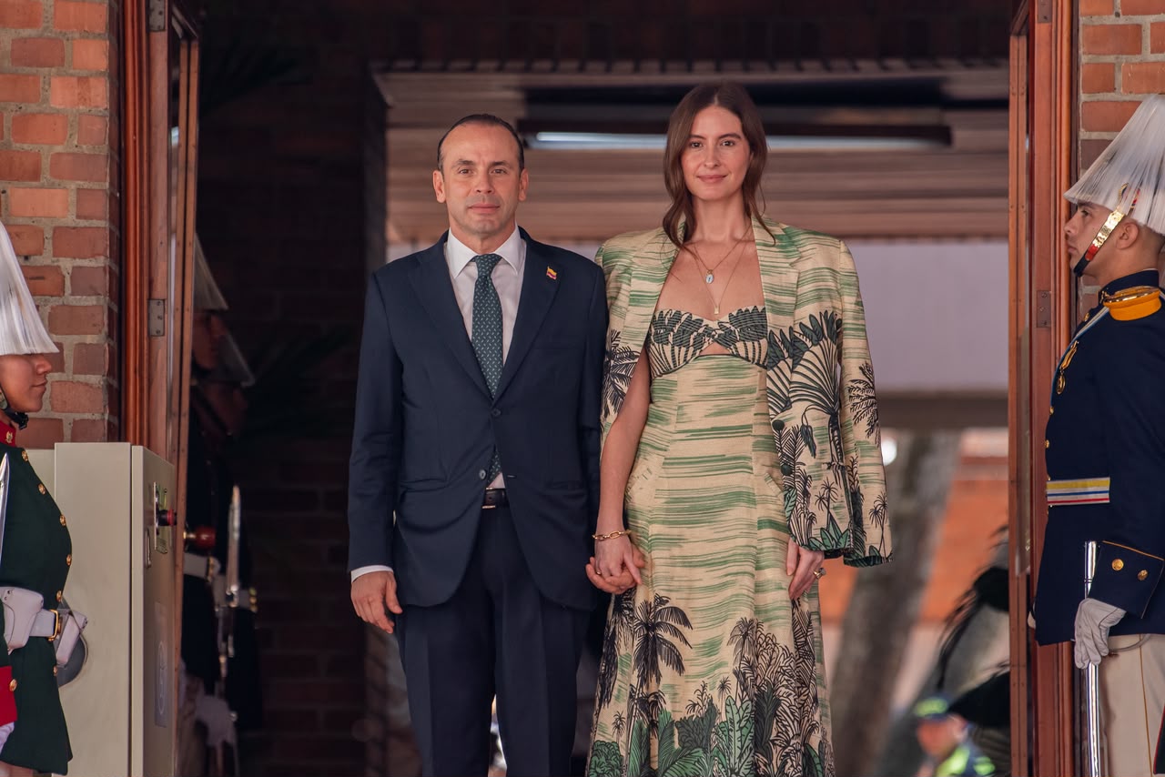 El alcalde de Cali, Alejandro Eder y su esposa Taliana Vargas