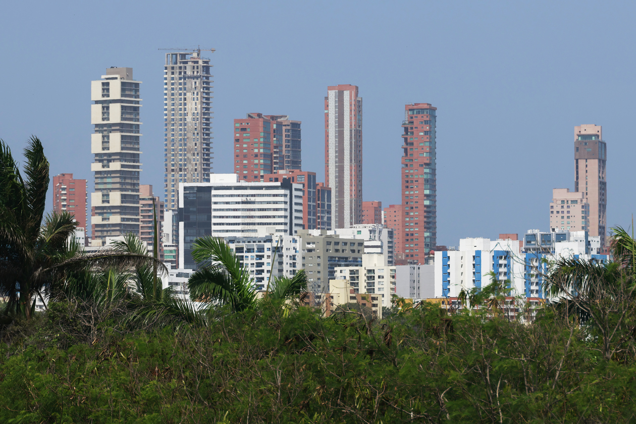 Imagen panorámica de Barranquilla.