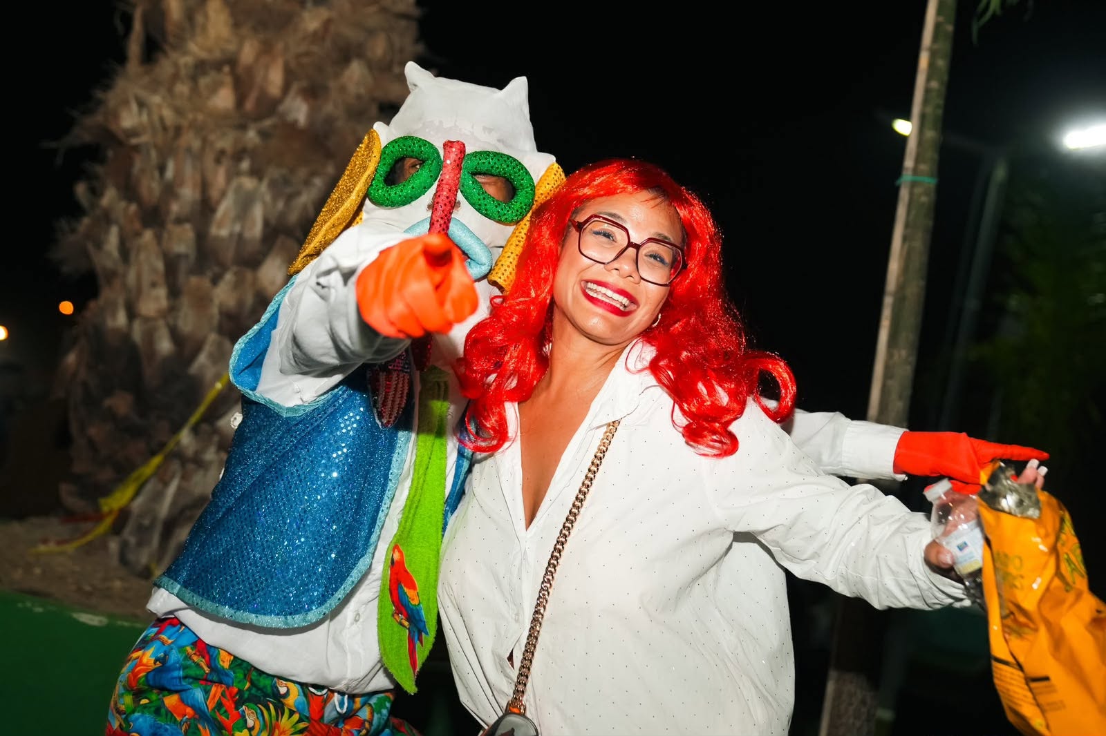 El color del desfile de Carnaval.