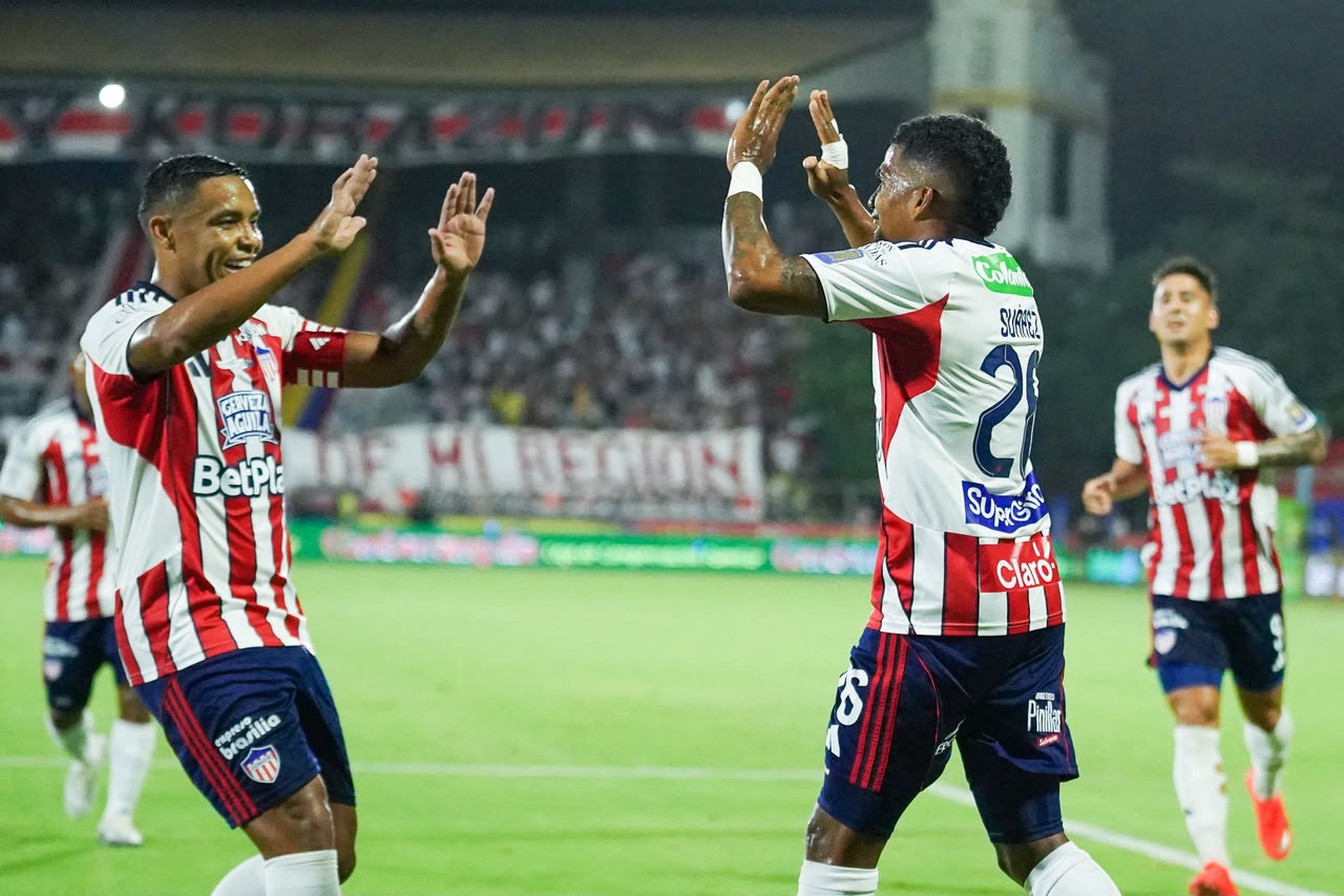 Muriel asistió a Yeison Suárez para el primer gol del juego.