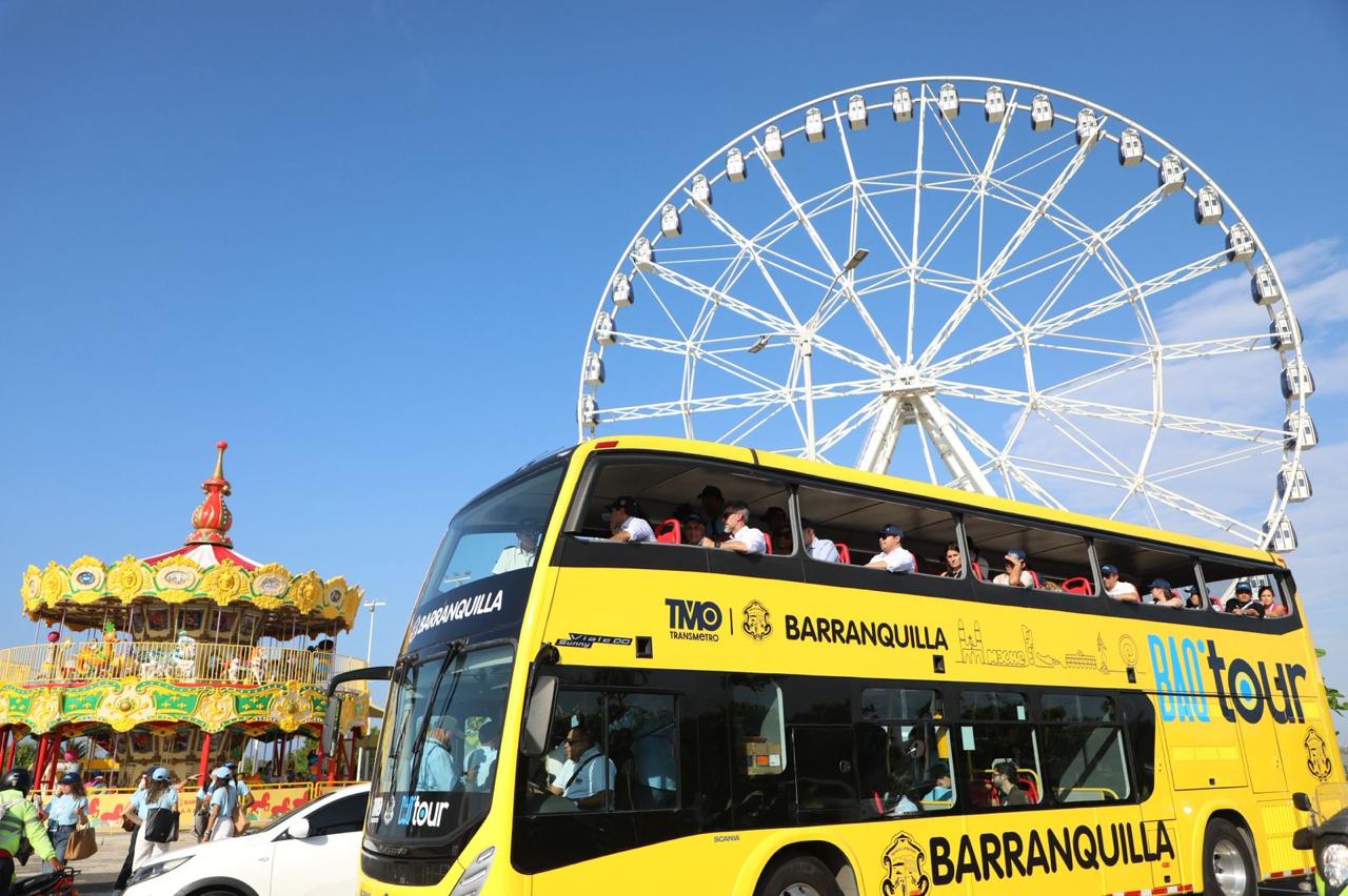 Recorrido en el BaqTour.