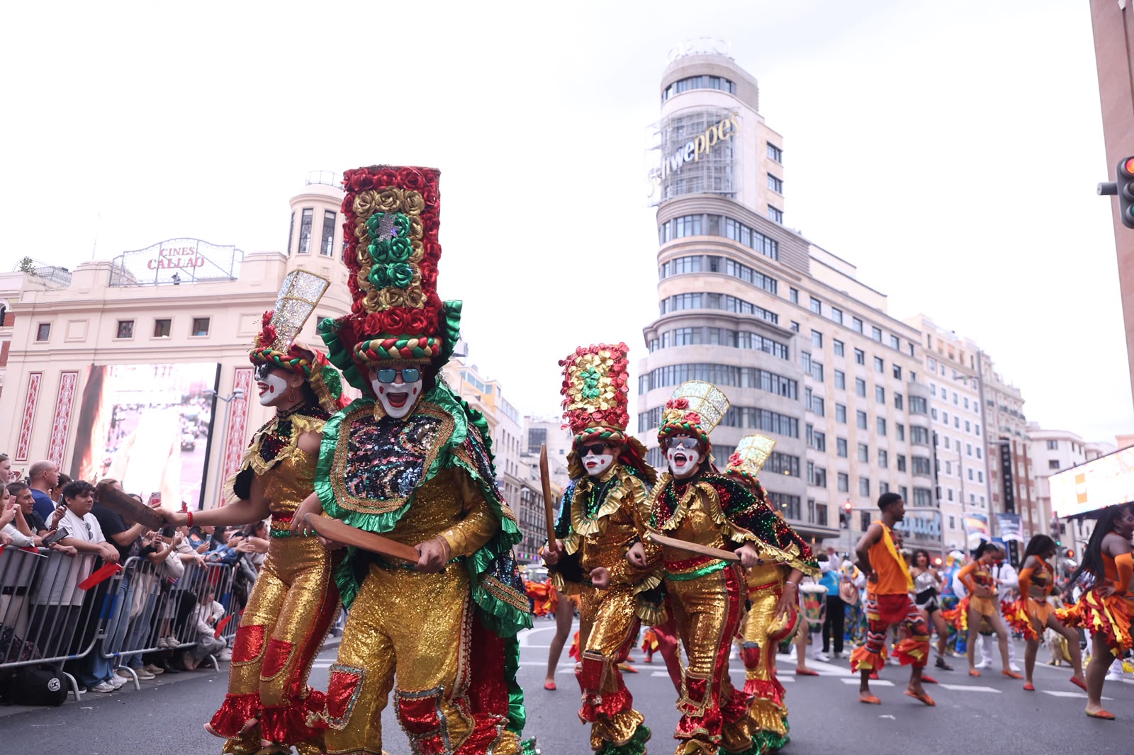 Congos en el Desfile de la Hispanidad