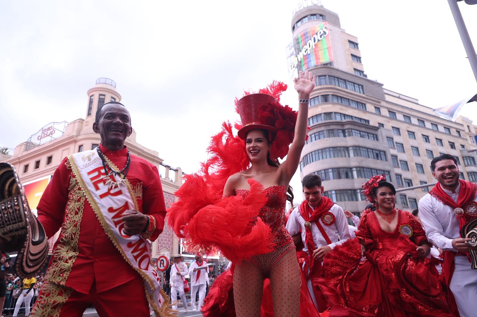 Los Reyes del Carnaval, Salwa Maloof Habib y Abraham Cáceres