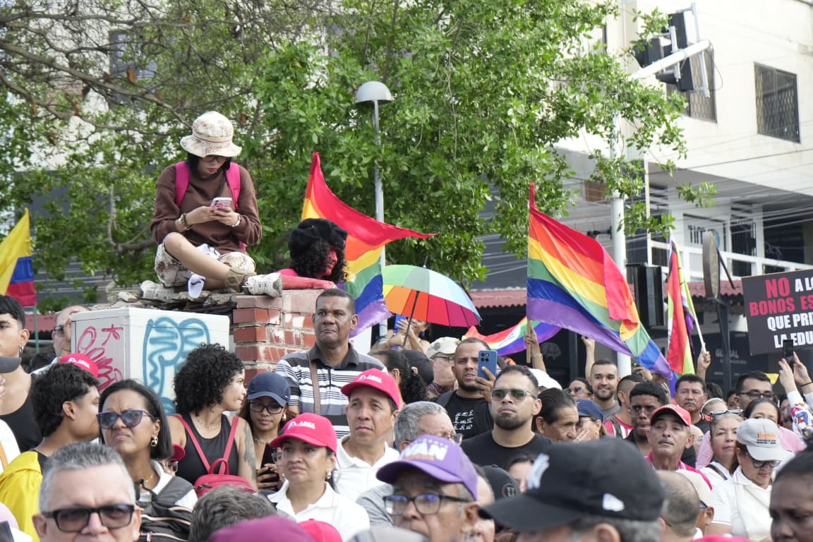 No reportaron incidentes durante la marcha en Barranquilla. 
