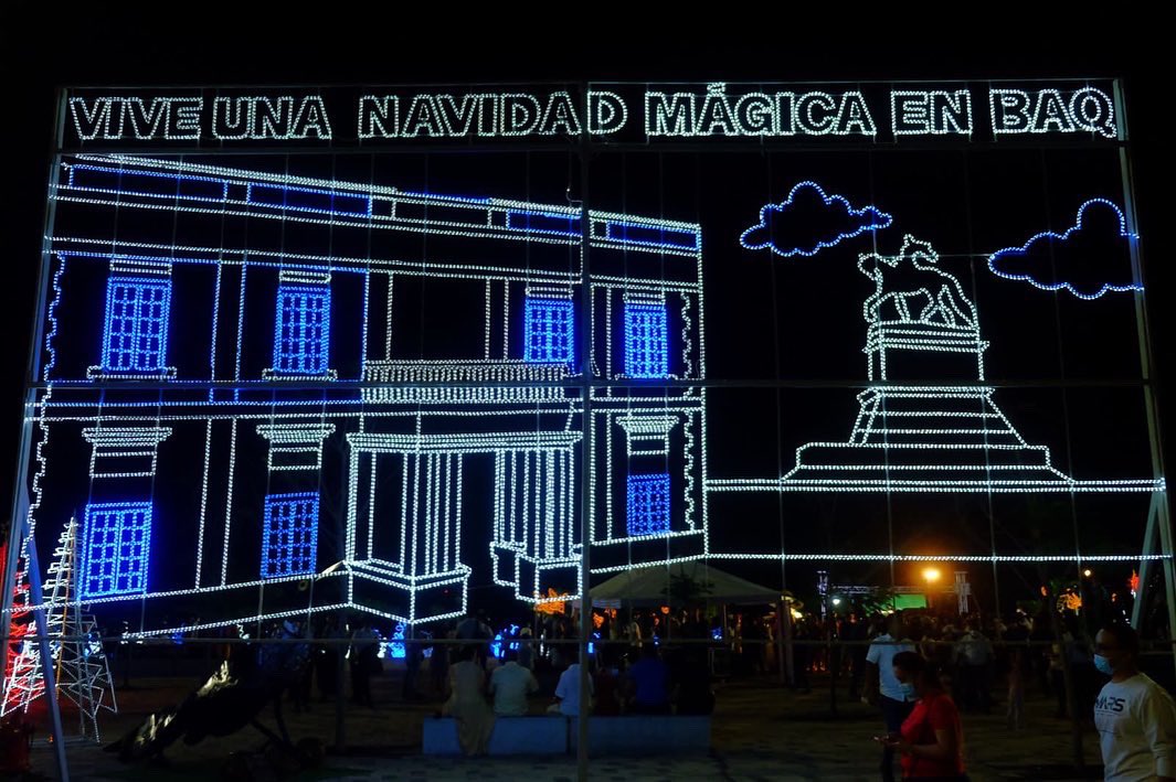 Luces de Navidad en el Gran Malecón