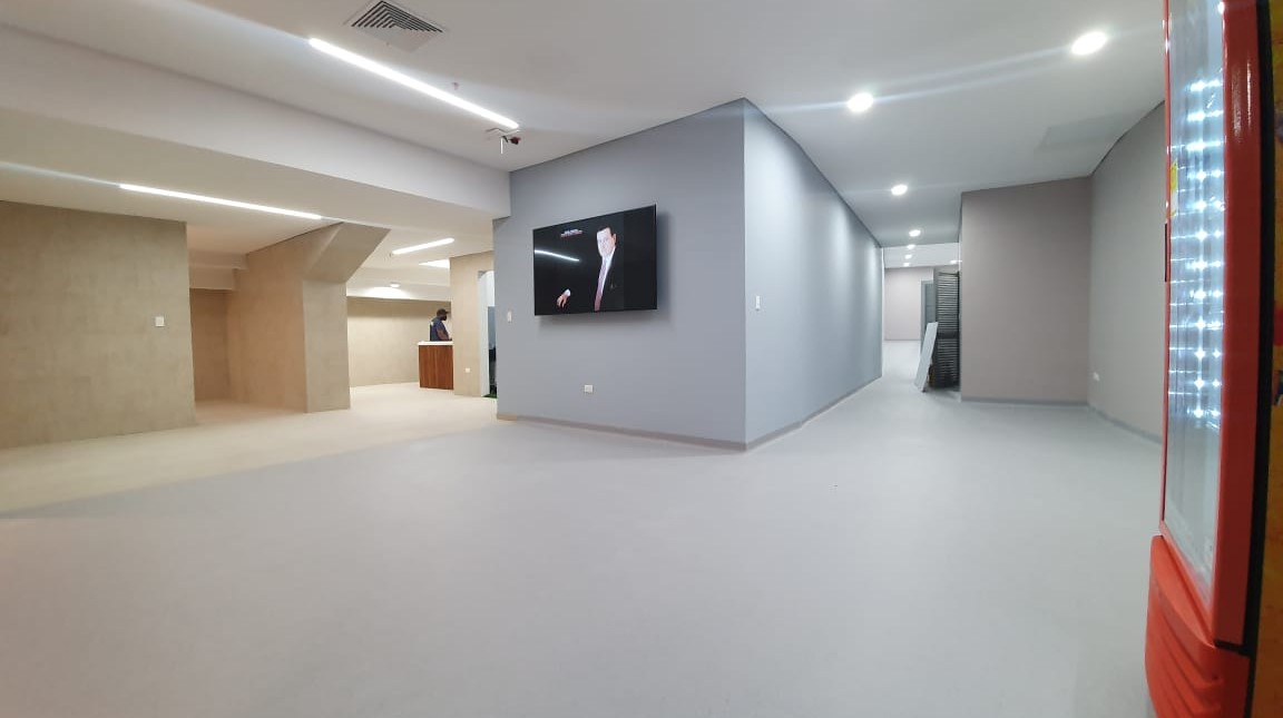FCF. Zona común del camerino de Colombia