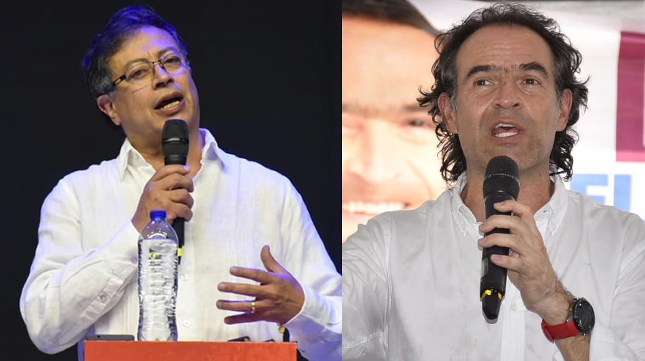 Gustavo Petro y Federico Gutiérrez.