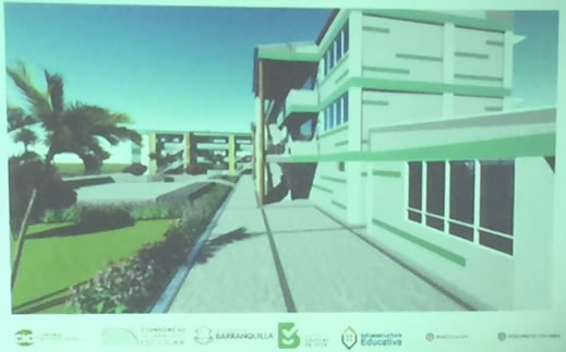 Render de parte de la nueva edificación del Codeba en el viejo edificio de la calle 51