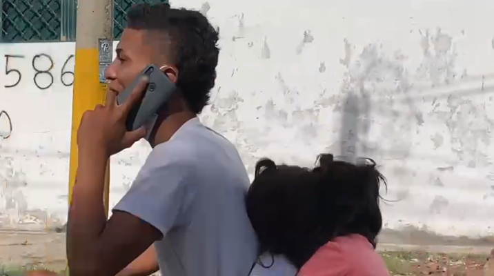 Captura de video. Conductor irresponsable en Valledupar