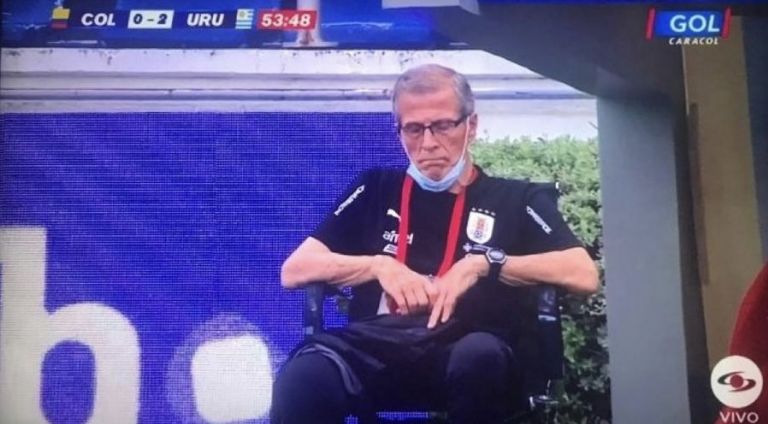 Óscar Tabárez, director técnico de la selección uruguaya