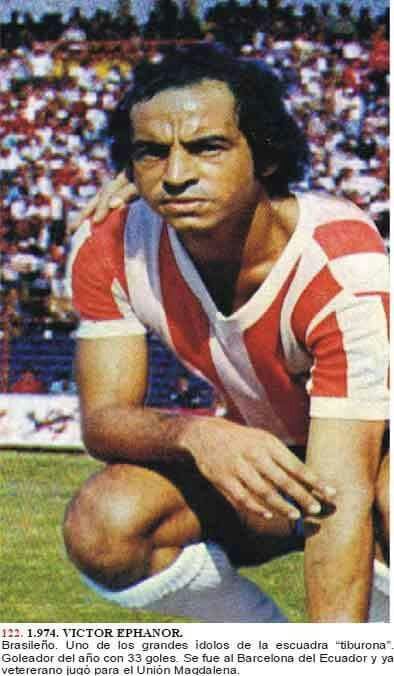 Victor Ephanor,  autor del gol con el que Junior inició el largo invicto de 48 fechas sin perder en casa