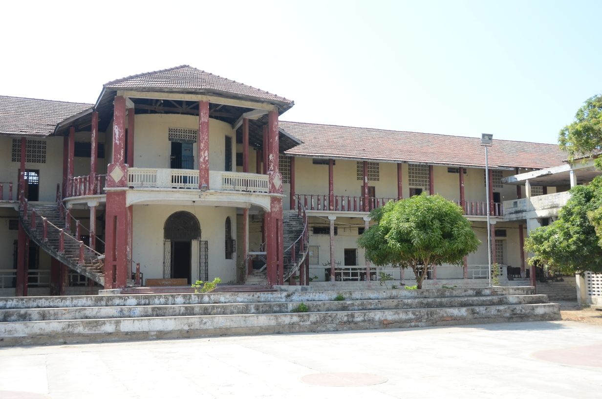 Sector interno ala derecha del Codeba que forma parte del patrimonio histórico y arquitectónico.