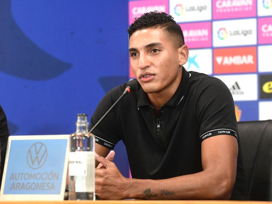 Gabriel Fuentes durante la rueda de prensa.