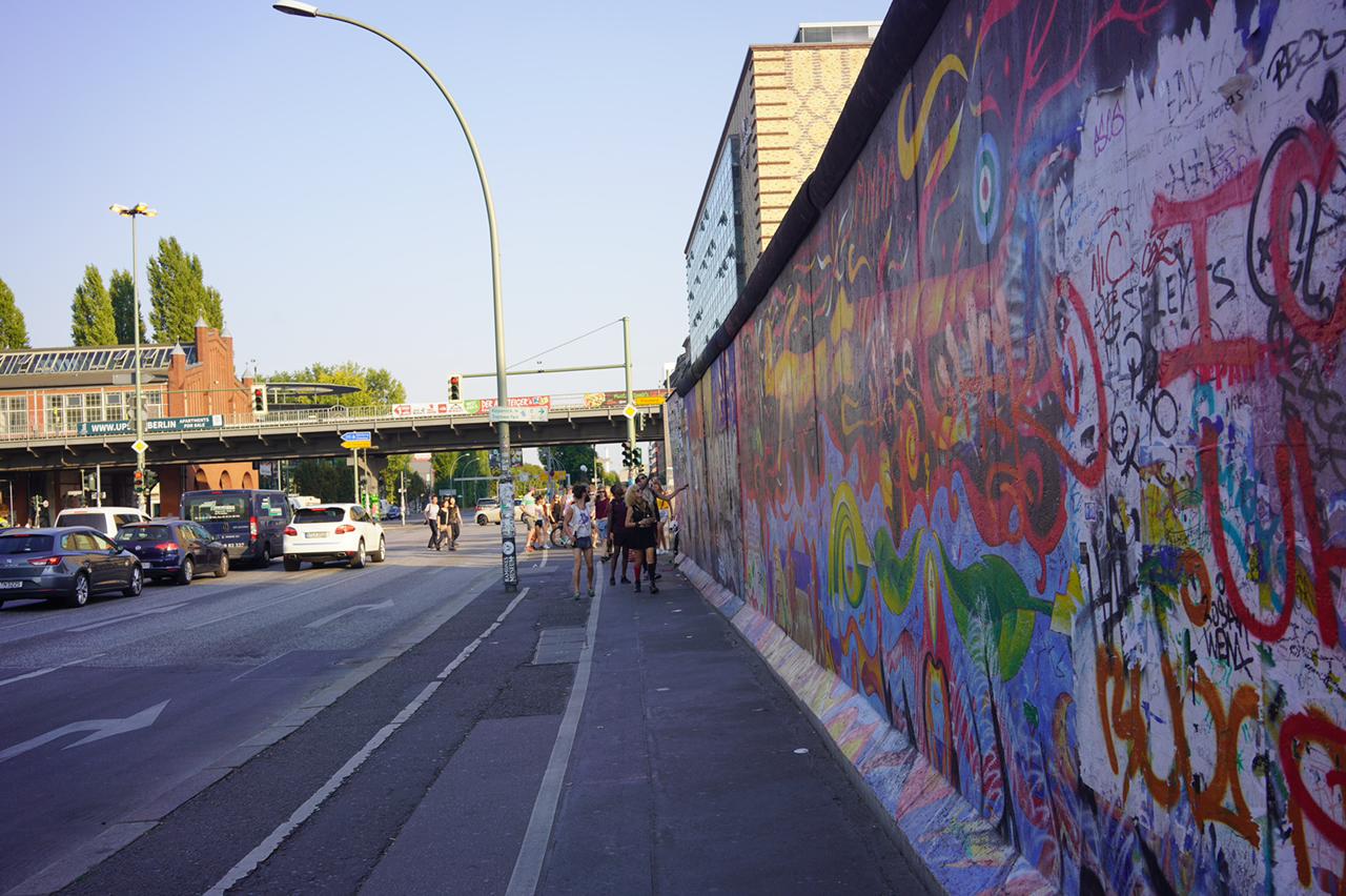Lo que queda del Muro de Berlín.