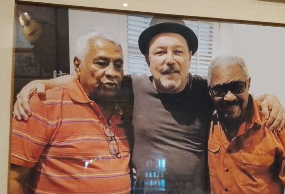 Fidel Loettau, Rubén Blades y Rafael Ithier en una imagen de archivo