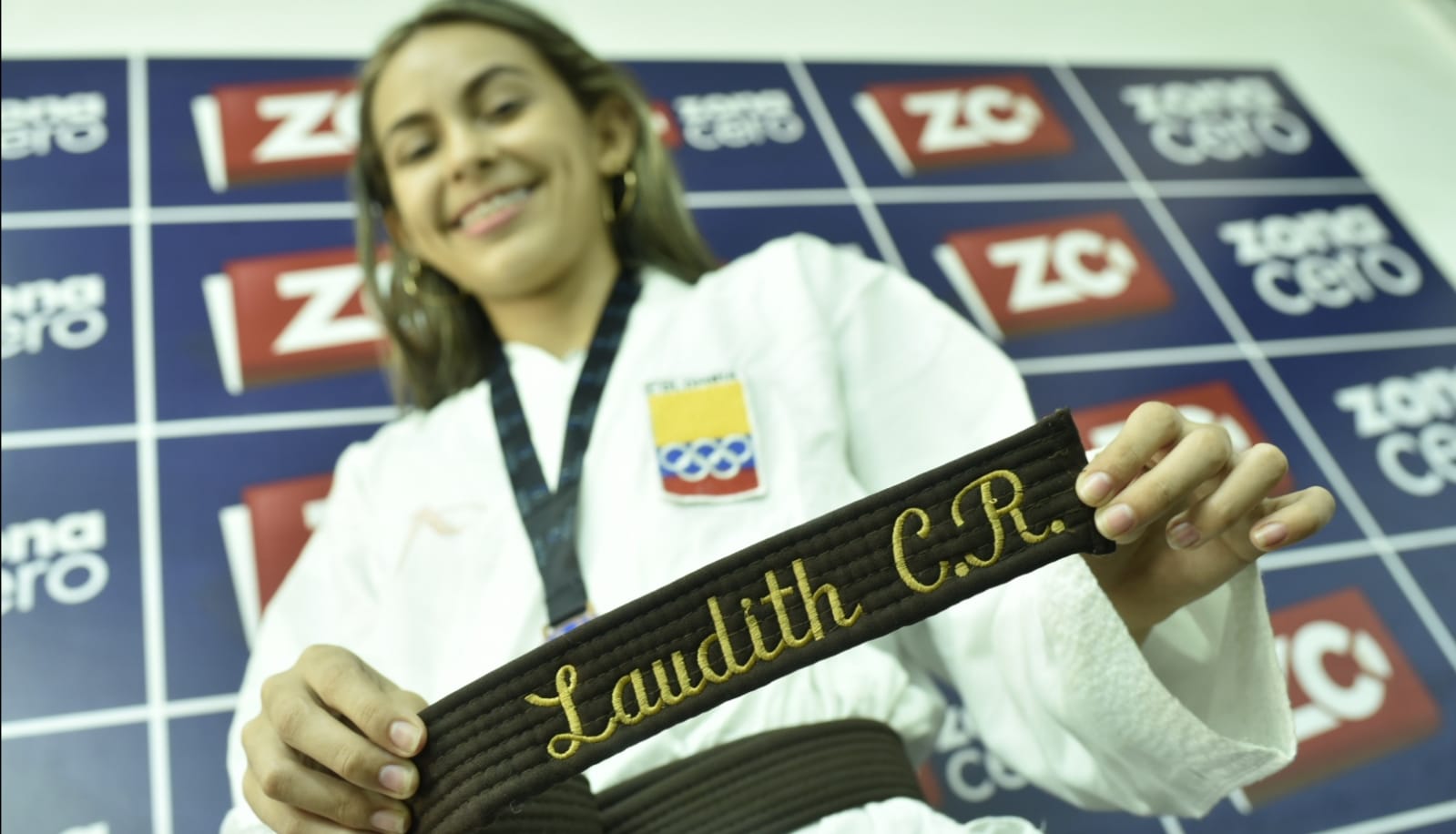 Laudith Cabrera es grado cinta marrón. 