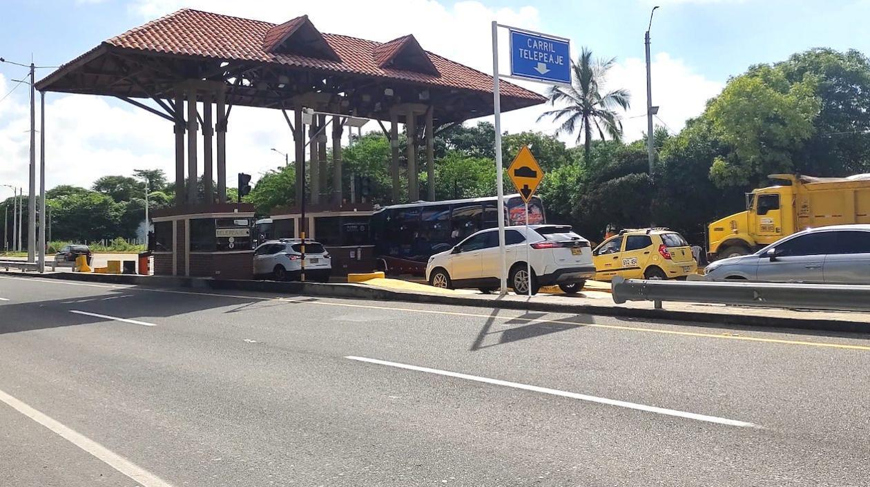 Peaje de Los Papiros.