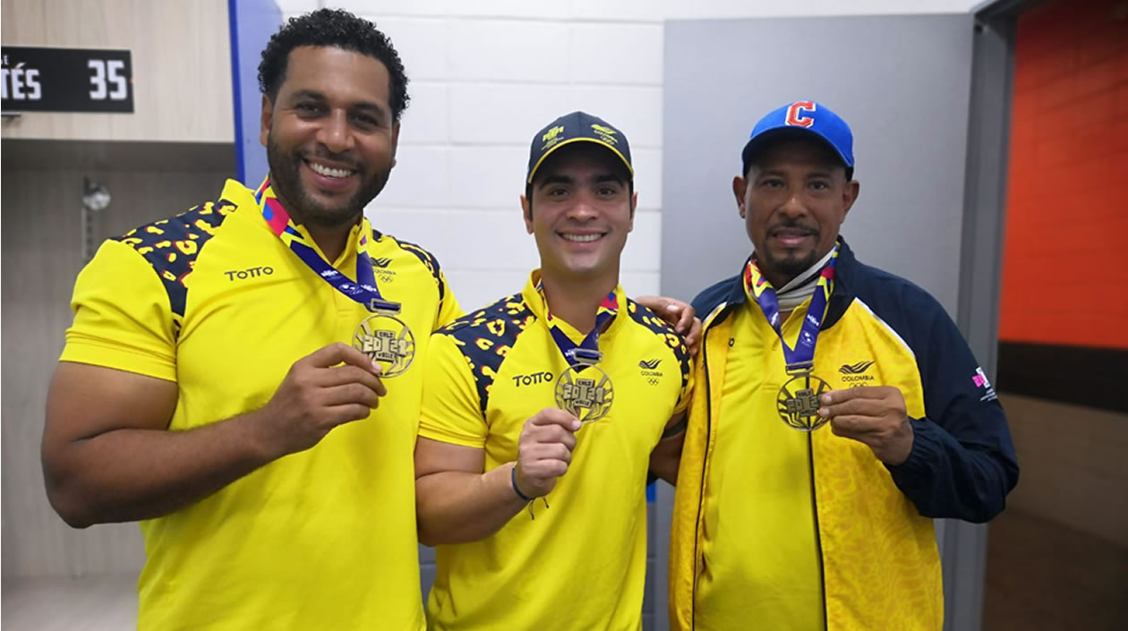 Manuel Esquivia, José Mosquera Crissón y Neder Horta conformaron el staff de Colombia.