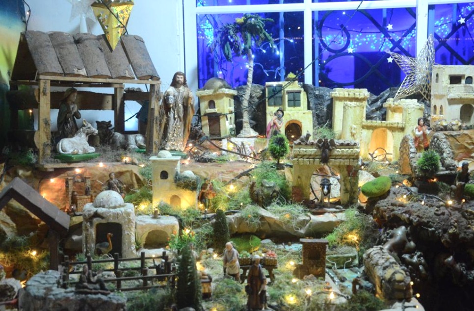 El pesebre hogareño.