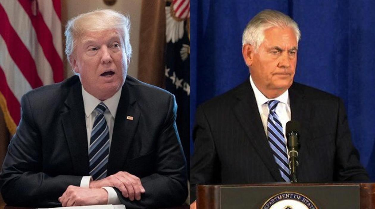 Donald trump y Rex Tillerson