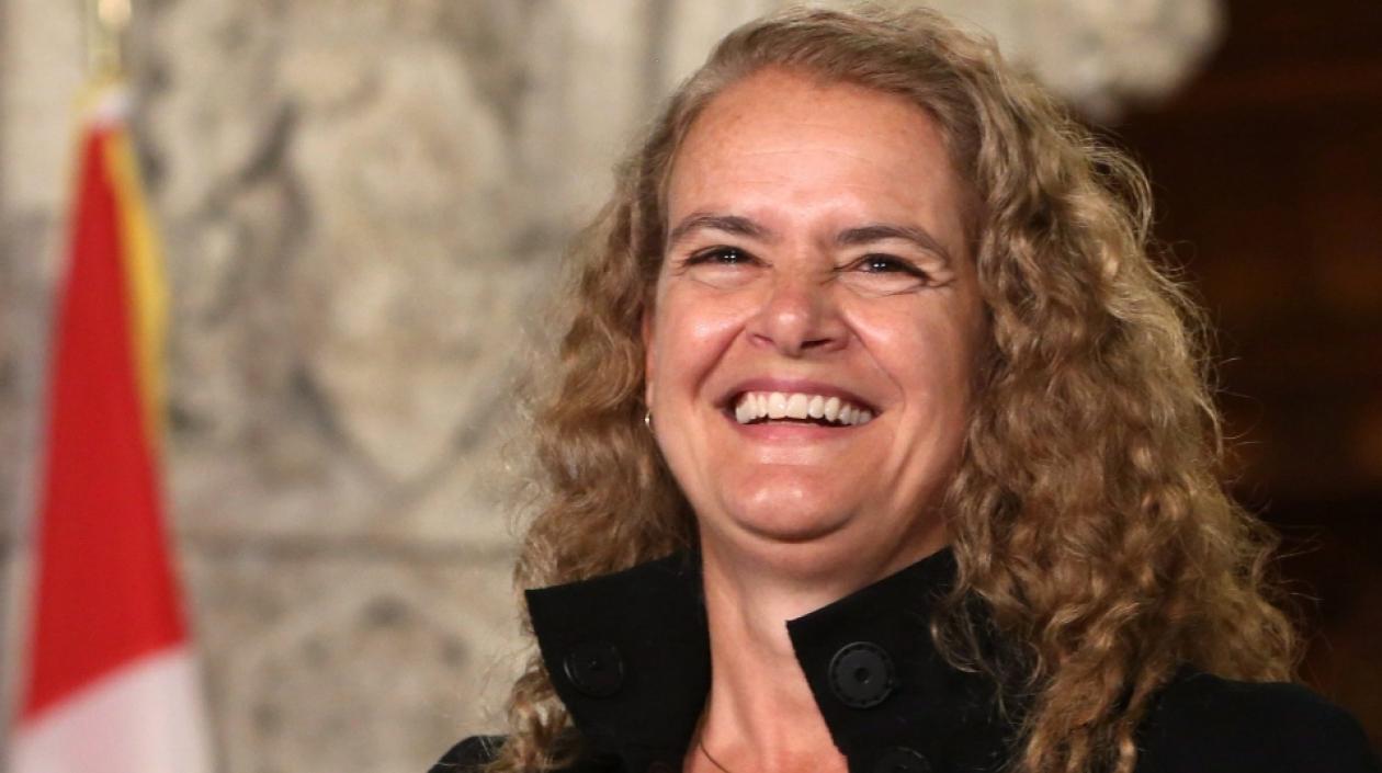 Julie Payette, gobernadora de Canadá.