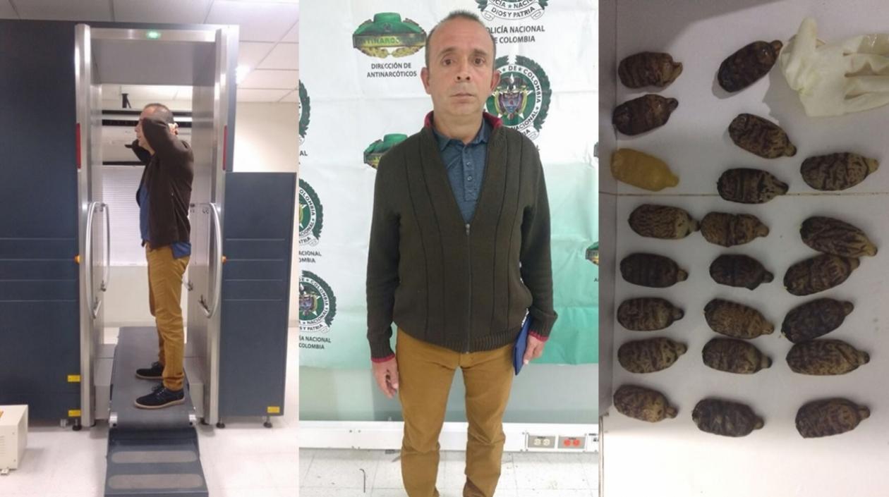 Pedro Luis Aguirre Buitrago, capturado con droga