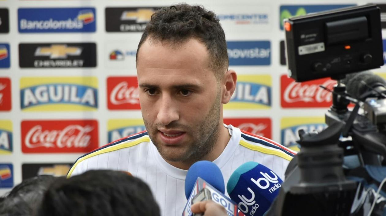 David Ospina, arquero de la selección.